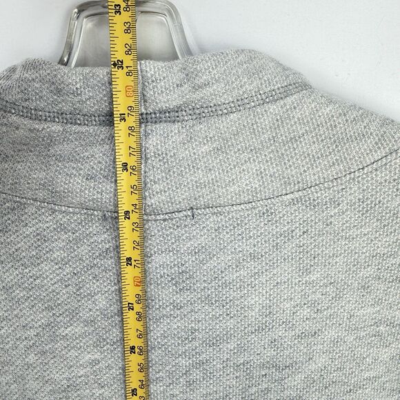 J Crew Cowlneck Sweatshirt Women’s Size L Drawstring Neck Gray pocket kangaroo - Picture 15 of 16